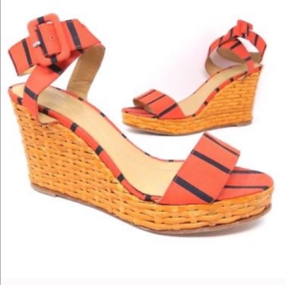 kate spade Shoes - Kate Spade woven wedges-NWOB
